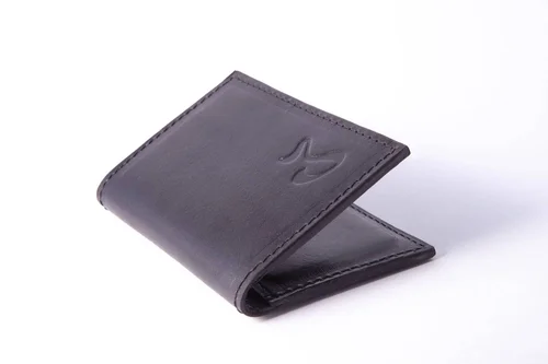 Kožená dokladovka Bitecoin BLACK