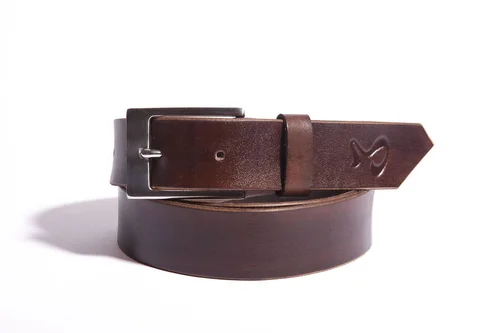 Men's leather belt Bennett DARKBROWN