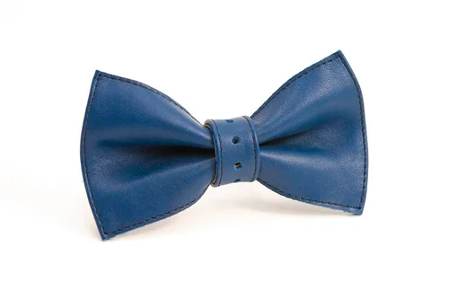 Jenon Leather kožený motýlek BLUE