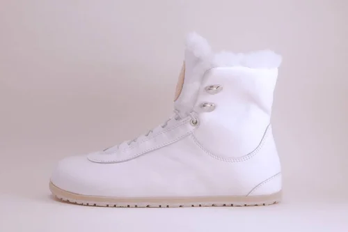 Jenon leather Snowflake WHITE