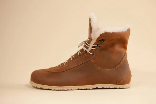 Jenon leather Snowflake BROWN