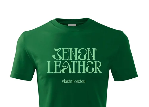 Dámské tričko Jenon Leather GREEN
