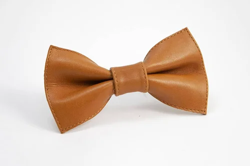 Jenon Leather kožený motýlek WHISKY