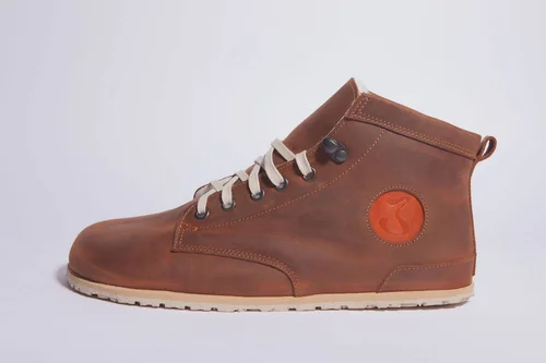 Jenon leather Yeans SNOWBROWN