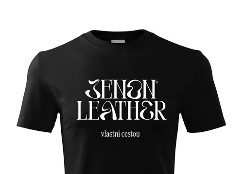 Dámské tričko Jenon Leather B&W