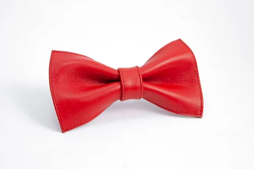 Jenon Leather kožený motýlek RED