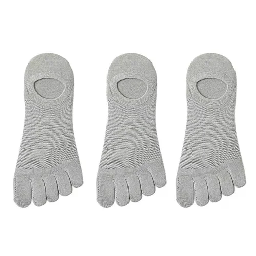 Prstové ponožky šedé