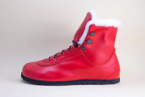 Jenon leather Snowflake RED