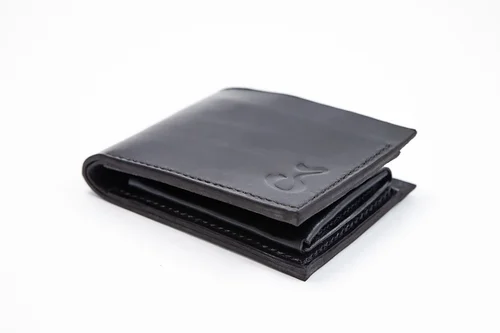 Kožená peněženka Leather Cash BLACK