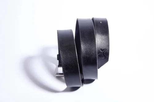 Men's leather belt Bennett BLACK