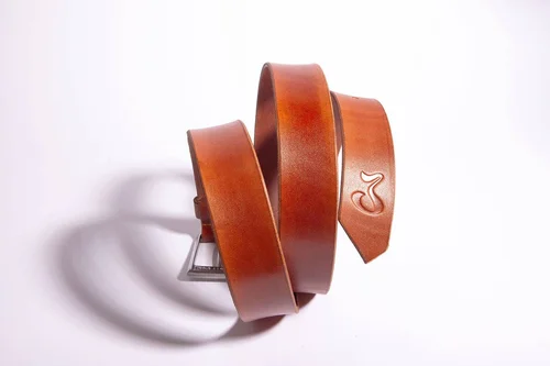 Men's leather belt Bennett COGNAK
