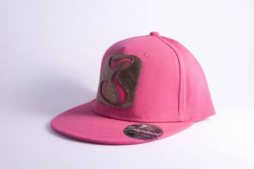 Kšiltovka Jenon Leather PINK "J"