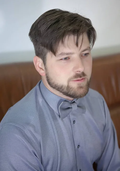 Jenon Leather kožený motýlek GRAY