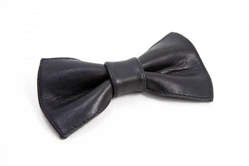 Jenon Leather kožený motýlek BLACK