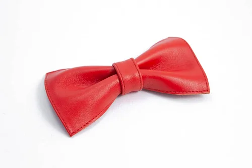 Jenon Leather kožený motýlek RED