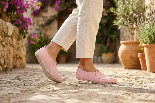 Jenon Leather Mokasíny PINK
