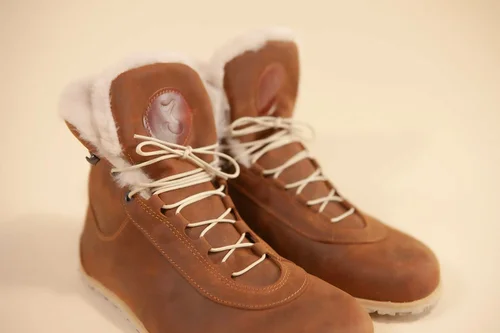Jenon leather Snowflake BROWN
