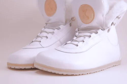 Jenon leather Snowflake WHITE