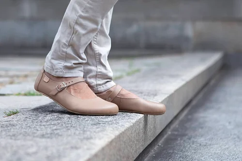 Jenon Leather Villet BEIGE