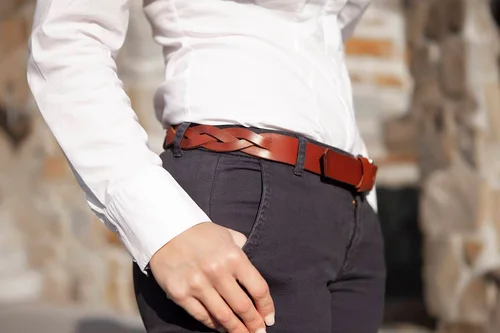 Dámský opasek Infinity Koňak