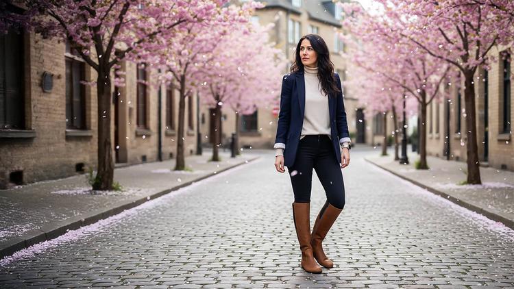 Riding-style boots. Elegant and timeless.